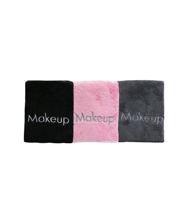 Arkwright Microfiber Makeup Remover Cloths - 6-Pack Black 13x13 Inch Soft Coral Fleece - Buy Online on GoSupps.com