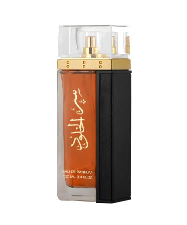Lattafa Ser Al Khulood Gold Eau de Parfum Spray for Unisex 3.4 Ounce / 100 Ml 3.4 Fl Oz (Pack of 1) Musk Fruity Vanilla Floral