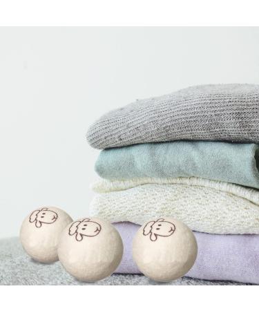 6Pack Wool Dryer Balls Reusable Reduces Clothing Wrinkles and Saves Drying Time Wool Balls Replaces Dryer Sheets Wool Balls for Dryer Laundry Balls for Dryer(#1) - Buy Online on GoSupps.com