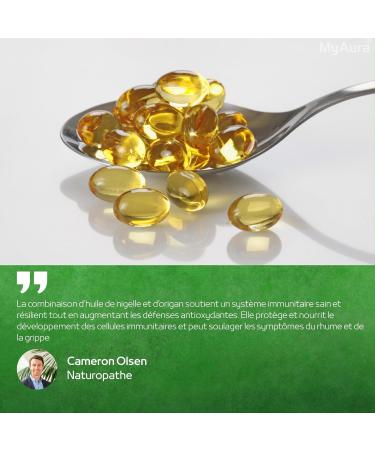 Huile d'origan et nigelle Huile d'origan Huile de nigelle 300 capsules Disponibilit en phramacie haute concentration Renforcement immunitaire Soutien digestif Marque fran aise - Buy Online on GoSupps.com