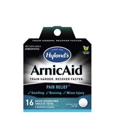 Hyland's ArnicAid Athlete Pain Relief From Injury Quick-Dissolving Tablets, 16 ea 16 Count