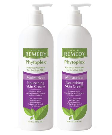 Medline Remedy Phytoplex Nourishing Skin Cream Skin Moisturizer Paraben Free Body Lotion 16 Fl Oz 2 Pack