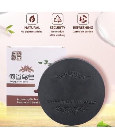 Polygonum Multiflorum Shampoo Soap natural hair care for black and thick hair promotes hair growth and prevents hair loss for men and women - Buy Online on GoSupps.com