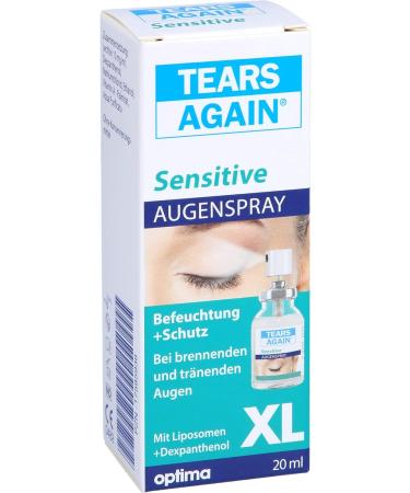 TEARS AGAIN Sensitive XL Eye Spray 20ml for Burning & Watery Eyes | Fast International Shipping - Buy Online on GoSupps.com