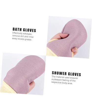 4pcs Exfoliating Bath Ball Gloves & Loofah - Green Shower Scrubbers for Body & Foot Care - Buy Online on GoSupps.com