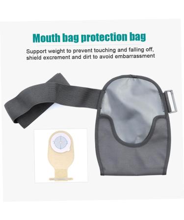 Ostomy Bag Covers - Waterproof Colostomy Ileostomy Urostomy Pouch with Adjustable Elastic Belt - 31x18.5cm | International Shipping - Buy Online on GoSupps.com