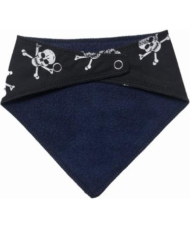 Spoilt Rotten Pets S3 Medium Black Jolly Roger Pirate Skull Design Dog Bandana Suitable For Labradors Staffies & Springer Spaniels Sized Dogs - Buy Online on GoSupps.com
