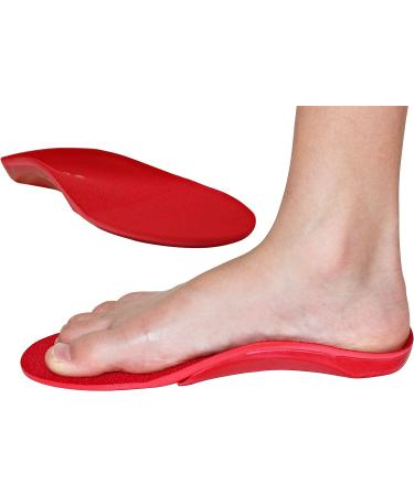 KidSole Red Orthotic Sports Insole for Active Children | Lightweight Arch Support (US Kids Sizes 4-6 - 24 CM) - Buy Online on GoSupps.com