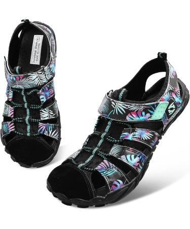JIASUQI Barefoot Water Shoes for Women Men - Size 7.5 Women/6 Men - A Leaf Black - Buy Online on GoSupps.com