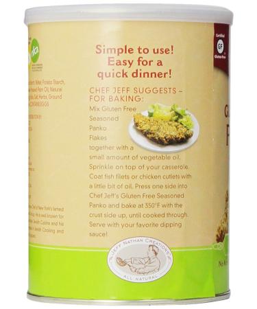 Jeff Nathan Creations Gourmet Gluten Free Panko, 14 oz - Chef's Seasoned Crispy Coating - Buy Online on GoSupps.com