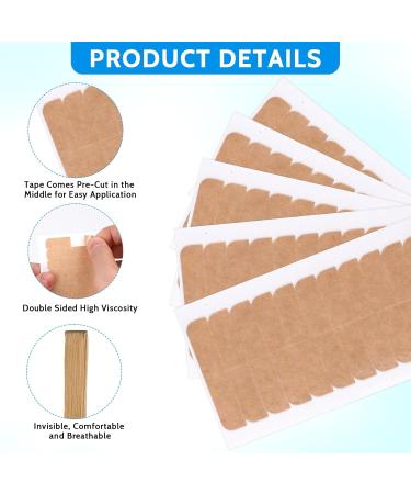 240 Pieces Double Sided Hair Extension Tape Tabs | Waterproof Lace Front Wig Tape | No Residue Real Hair Extensions Supply 4x0.8cm - Buy Online on GoSupps.com