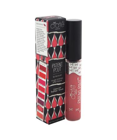 Ciate London Patent Pout Lip Lacquer for Women  Air Kiss/Light Pink  0.24 Ounce