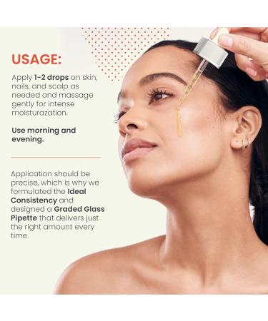 Natural Vitamin E Oil for Skin Hair & Nails | Premium Non-GMO 28 500 IU D-Alpha Tocopherol - 1 Fl Oz - Buy Online on GoSupps.com