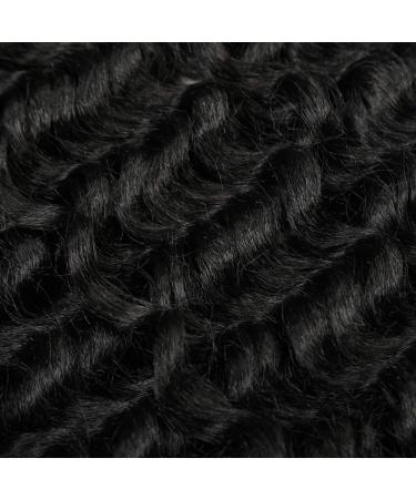 22 Inch Ocean Wave Crochet Hair 5 Pack - Deep Twist Wavy Braiding Hair (1B) - Pack of 5 - Buy Online on GoSupps.com