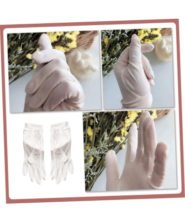  SOESFOUFU 1 Pair Moisturizing Moisturizing Grooming Breathable Moisture Hand Accessory Cosmetic Lotion Beauty Products White Mulberry Silk - Buy Online on GoSupps.com