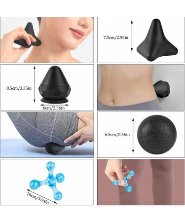 Wugu Trigger Point Presser Set | Effective Muscle Pain Relief Massager with Suction Cup Bag for Neck Back Shoulder & Arm Tension - Buy Online on GoSupps.com