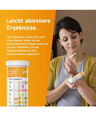 Buy 100 x Aydmed 10-Parameter Urine Test Strips - Accurate Urine Analysis for Leukocytes Nitrite Protein & More - Fast International Shipping - Buy Online on GoSupps.com