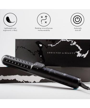 2-in-1 Hot & Cool Pro Styler: Ceramic Curling Iron for Long-Lasting Defined Curls - Adjustable Temperature & Automatic Shut-Off - Buy Online on GoSupps.com