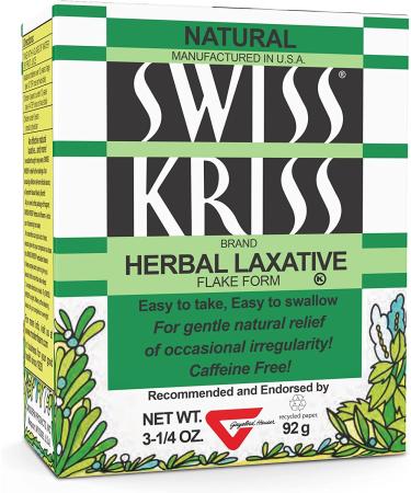 Modern Products Swiss Kriss Herbal Laxative Flakes 3.25 Oz