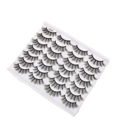 1 Box 5d False Eyelashes Strip Eyelashes Fake Eyelash Dense Eye Short Eyelashes Makeup Lashes Fake Lashes Makeup Supplies Tool Natural Chemical Fiber
