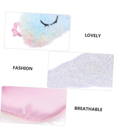 Beaupretty Unicorn Eye Patch - 2 Pcs Plush Sleeping Mask | Perfect Birthday Party Favor & Travel Accessory - Buy Online on GoSupps.com