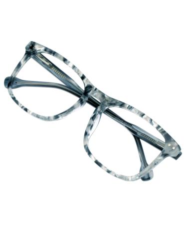 VisionGlobal Blue Light Blocking Glasses for Men and Women Computer Reading Glasses Anti Glare Ut149_navy(c2) 1.25 x