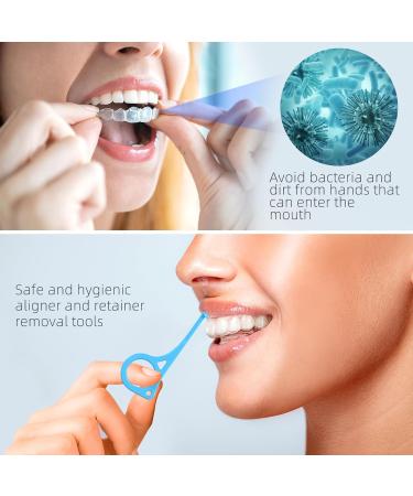 Aligner Removal Tool 5 Invisible Braces Removal Tools Retainer Remover Tool Suitable for Removing Braces Trays Retainers Dentures and Aligners(Blue). Regular size B 5pcs Light blue - Buy Online on GoSupps.com