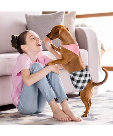 Avont Male Reusable Dog Diapers - 3 Pack Washable Belly Bands for Incontinence - Eco-Friendly Plaid Design - XS (22-29cm) - Buy Online on GoSupps.com