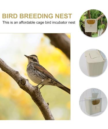 VILLCASE Chicken Nesting Box 2PCS Bird Breeding Hanging Bird Roosting Box Bird Incubation Box Parakeet Nesting Box for Lovebirds Cockatoo Budgie Parrotlets Chicken Nesting Box - Buy Online on GoSupps.com