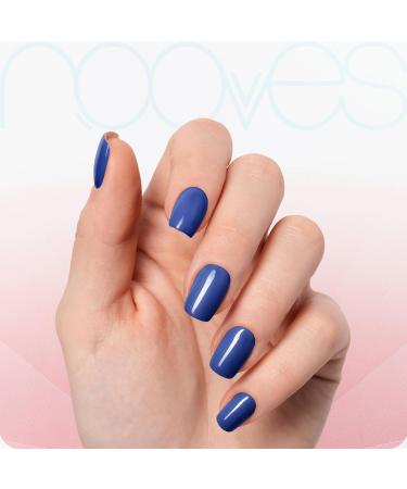  NOOVES Beauty Blue Starter Kit | 2 Premium Precursed Gel Nail Polish | UV/LED Nail Lamp | Glossy Gel Top Coat | Semi-Permanent Gel Nail Strips | Gel Nail Stickers - Buy Online on GoSupps.com