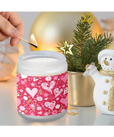 Orange Lemon Scented Candles - Aromatherapy Jar Candles Gift Set for Women 7 oz Long Lasting - Perfect Birthday Gift with Lovely Heart Pattern - Buy Online on GoSupps.com