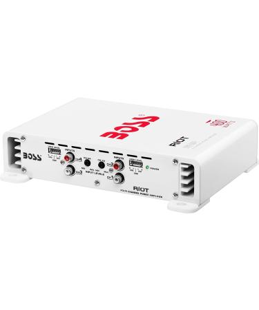 BOSS Audio MR1004 Marine Grade 400W 4-Channel Amplifier | Class AB, 2-4 Ohm Stable, Full Range - Buy Online on GoSupps.com