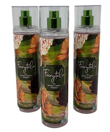 Bath & Body Works Fairytale - Value Pack Lot of 3 Fine Fragrance Mist. - Full Size