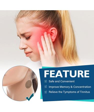 Tinnitus Relief Patches - Natural Herbal Treatment for Ringing Ears, Discomfort Relief, Improved Hearing, Peaceful Sleep - Buy Online on GoSupps.com