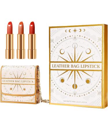 Women's Lipstick - 3 Shades - Waterproof - Matte Finish | Velvety Waterproof Non-Sticky Shade for Everyday Makeup and Winter Evenings - Buy Online on GoSupps.com