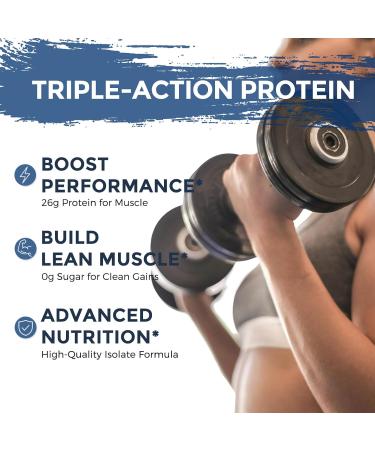 NATURE TARGET Whey Protein Powder - 100% Whey Isolate Protein Powder Vanilla 26G Protein 0 Sugar for Women & Men 1.1LB Natural Vanilla 1.1 Pound (Pack of 1) - Buy Online on GoSupps.com