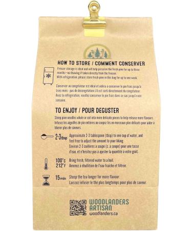 Woodlanders Artisan Organic Canadian Eastern White Pine Needle Tea (LOOSE LEAF) Fresh Loose Leaf Whole Pine Needle Tea and a Product of Canada ::: 1/2 pound (lb) / 227g / 8oz ::: woodlanders.ca 227 g (Pack of 1) - Buy Online on GoSupps.com