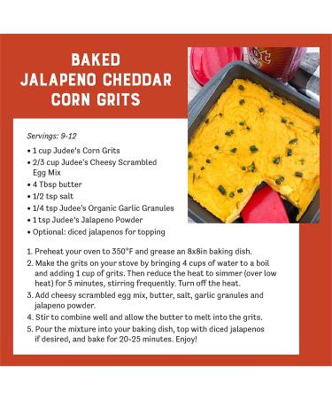 Judees Yellow Corn Grits 2 lb - Gluten-Free Old-Fashioned Grits for Breakfast, Baking, Camping & Hiking - Buy Online on GoSupps.com
