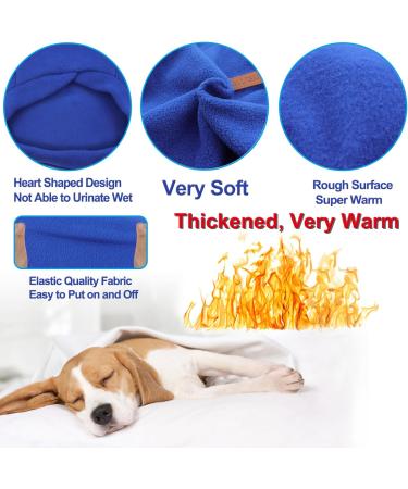 Hualisiji Fleece Dog Sweater for Large Dogs - Soft Warm & Lightweight - 3XL Dark Blue - Buy Online on GoSupps.com