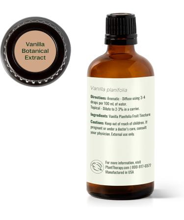 Plant Therapy Vanilla Botanical Extract 100 mL (3.3 oz) 100% Pure Undiluted Romantic Cozy Scent - Buy Online on GoSupps.com
