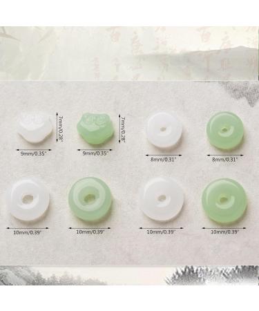 FEIlei Peace Buckle Nail Charms Glass Nail Rhinestones Flat Back Nail Gems Nail Decor - Buy Online on GoSupps.com