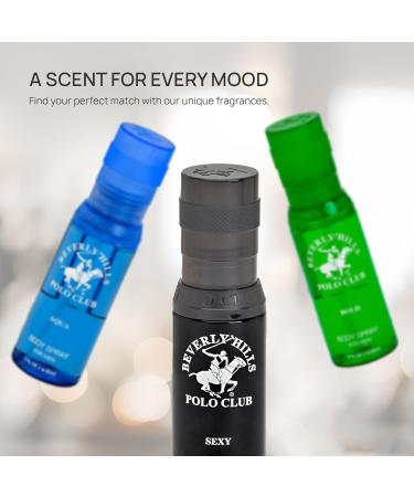 Beverly Hills Polo Club Men's Body Spray Collection Gift Set Featuring Luxury Designer Cologne Scents for Long Lasting Freshness BHPC 3 oz 3 Count (Green) - Buy Online on GoSupps.com
