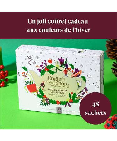 English Tea Shop - Winter Delights organic tea and infusion box - 6 Christmas tea and infusion blends in a box of - Buy Online on GoSupps.com