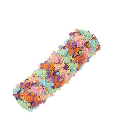 Lurrose 1 Roll Butterfly Water Soluble Lace Decor Lace Curtains Dress Trim Dress Pattern The Flowers Apparel