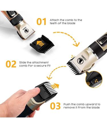 Professional Cordless Dog Clippers - Low Noise Grooming Kit for Dogs, Cats & Horses - Buy Online on GoSupps.com