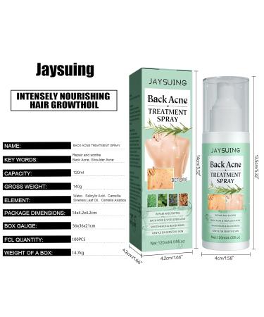 Back Acne Treatment Spray - 2% Salicylic Acid & Herbal Formula - Tea Tree Oil Body Acne Solution - 120ml 2pc - Buy Online on GoSupps.com