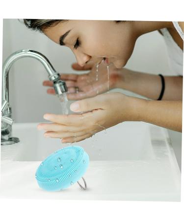 Mikinona Pore cleanser Silicone Face Scrubber Automatic Face Washer Face Washing Brush Face Brush Facial Cleanser Brush Skin Cleaner Pores Cleansing Brush Silica Gel - Buy Online on GoSupps.com
