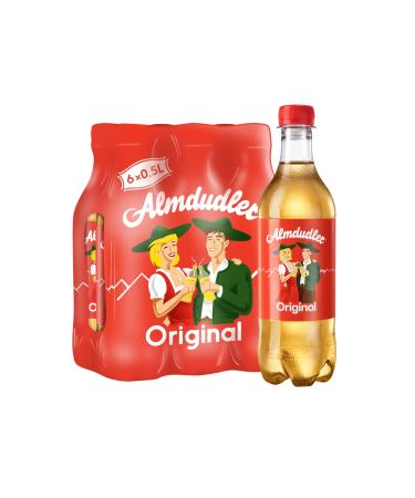Almdudler Original Alpine Herb Lemonade (6 x 0.5 l) - Lemonade made from natural herbs - Drink in a bulk pack