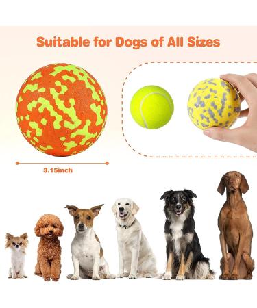 Fonpoo Super Elegar Dog Ball - Interactive Water Toys for Small & Medium Dogs | Premium Dog Toys Yellow & Orange - Buy Online on GoSupps.com