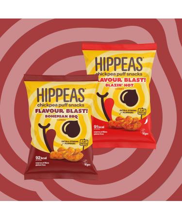 Hippeas Flavour Blast Bohemian BBQ Chickpea Puffs 22g (Pack of 12) - Buy Online on GoSupps.com